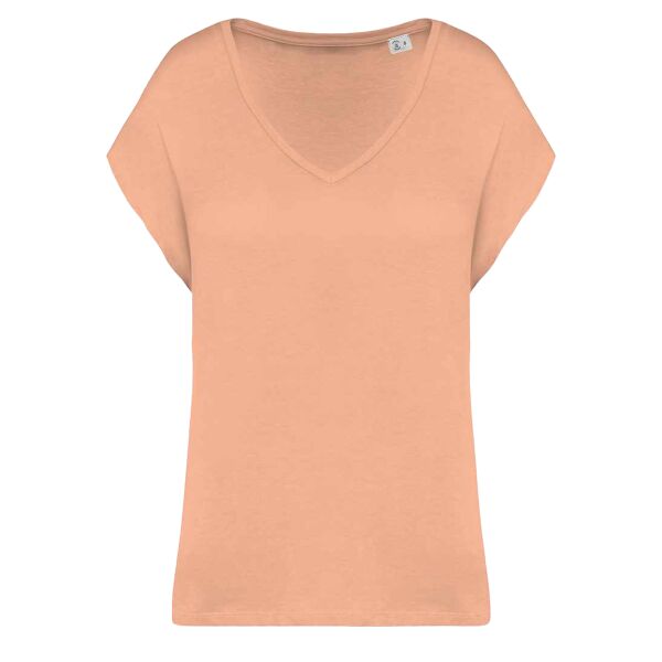 Native Spirit Ladies Oversized V Neck T-Shirt Thumbnail